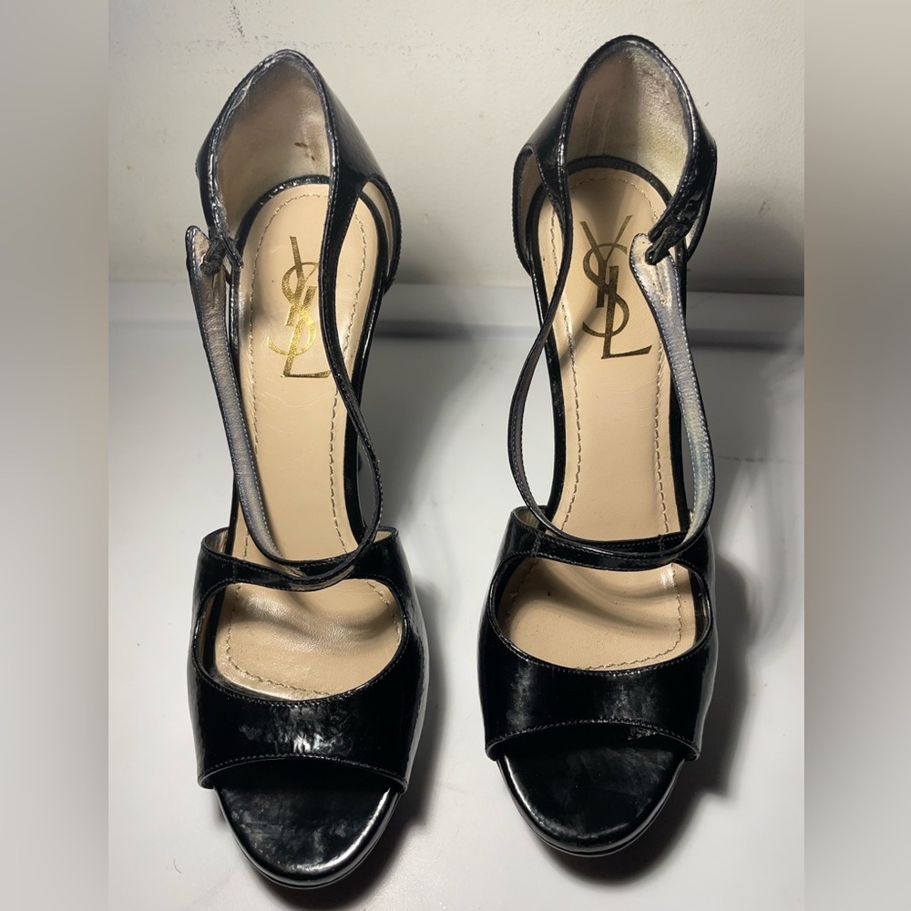SAINT LAUREN plaform heels made in italy